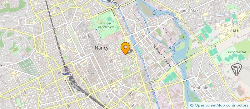 localisation de l'entreprise MADAME SOPHIE ROESSLINGER  NANCY