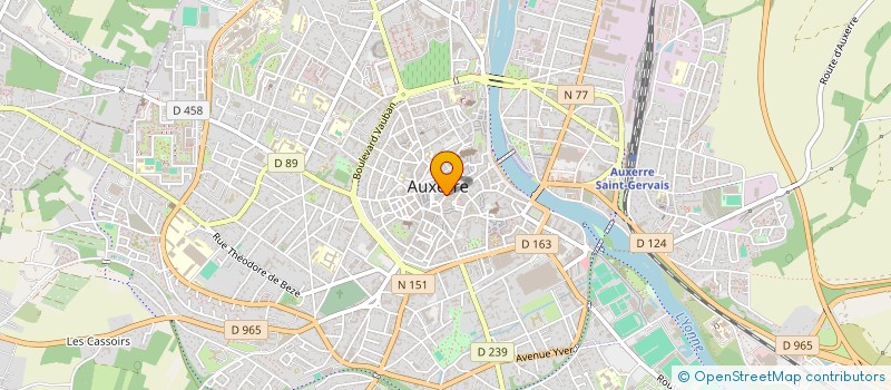 localisation de l'entreprise MADAME SOPHIE ROGISTER à AUXERRE
