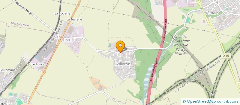 localisation de l'entreprise MADAME SOPHIE ROHART  VILLERON