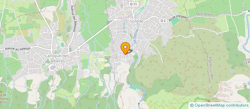 localisation de l'entreprise MADAME SOPHIE ROLLAND  SOREDE