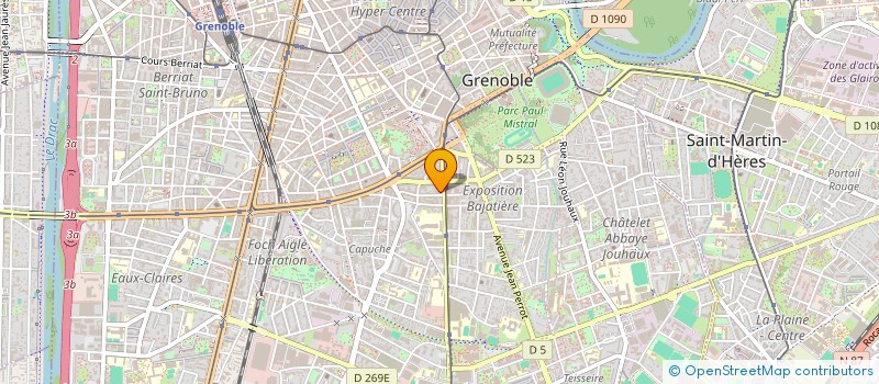 localisation de l'entreprise MADAME SOPHIE ROMANOTTO  GRENOBLE