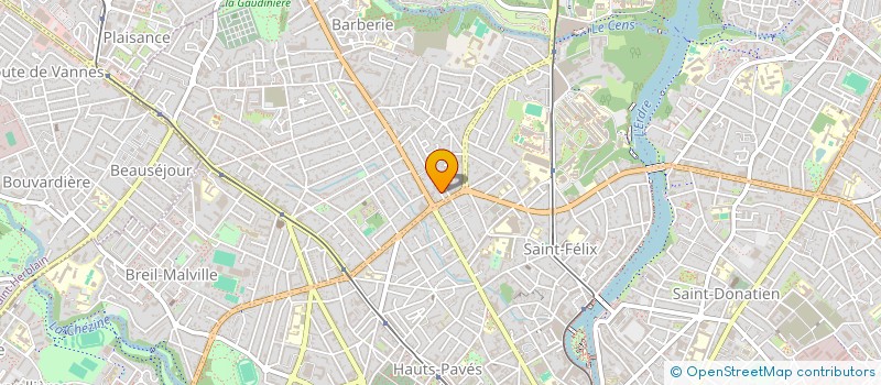 localisation de l'entreprise MADAME SOPHIE ROMEFORT à NANTES