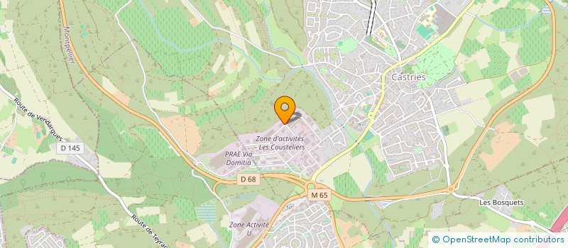 localisation de l'entreprise MADAME SOPHIE ROMERO  CASTRIES