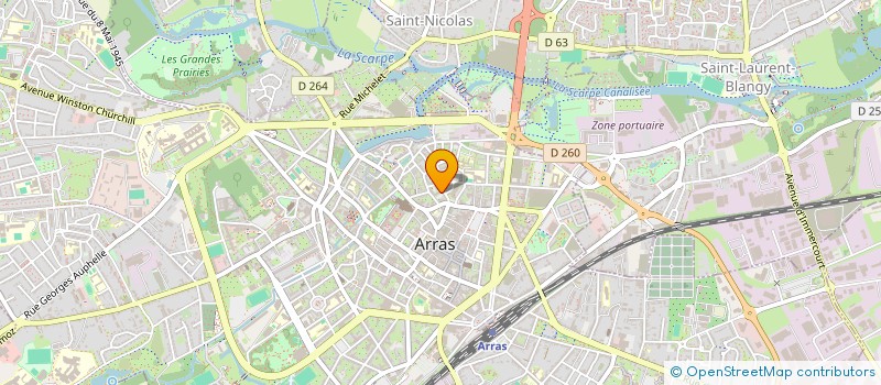 localisation de l'entreprise MADAME SOPHIE ROMET à ARRAS