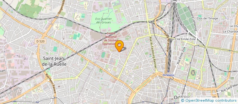 localisation de l'entreprise MADAME SOPHIE RONCERAY à ORLEANS