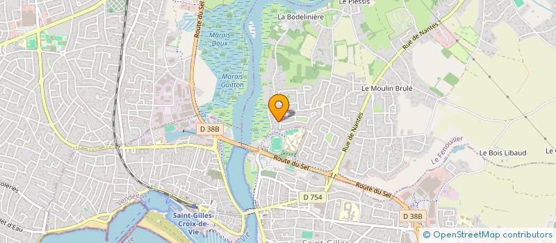 localisation de l'entreprise MADAME SOPHIE RONDEAU  GIVRAND