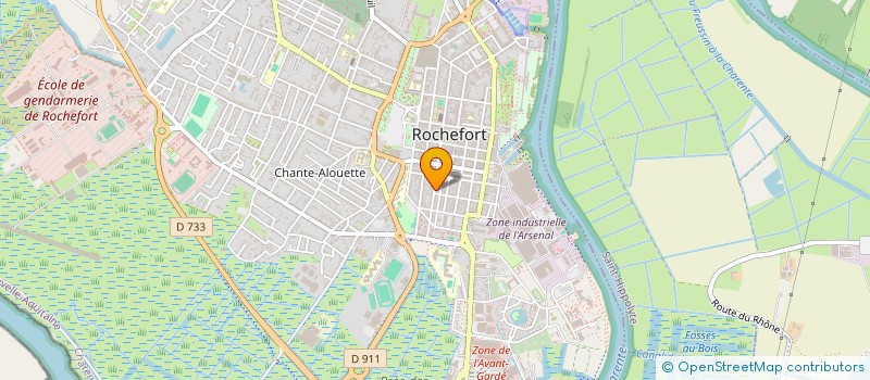 localisation de l'entreprise MADAME SOPHIE ROQUE  ROCHEFORT