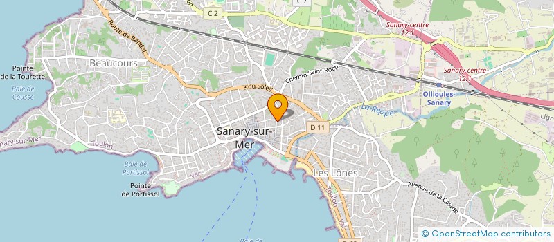 localisation de l'entreprise MADAME SOPHIE ROQUEJEOFFRE à SANARY-SUR-MER