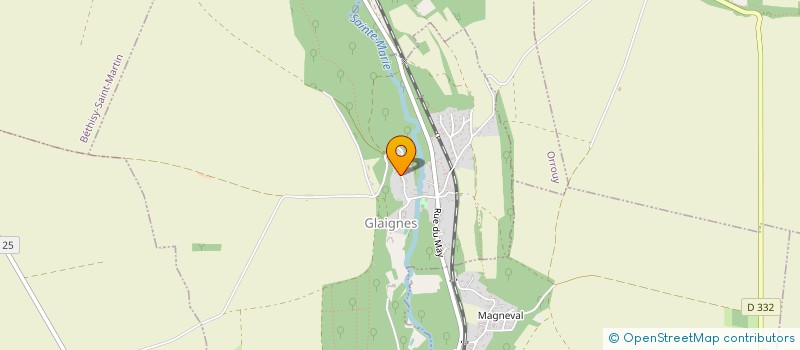 localisation de l'entreprise MADAME SOPHIE ROSSI  GLAIGNES