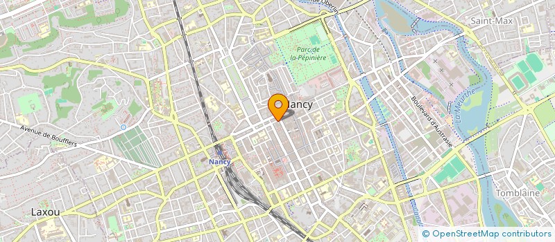 localisation de l'entreprise MADAME SOPHIE ROSSINOT  NANCY