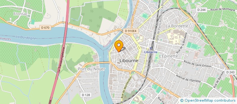 localisation de l'entreprise MADAME SOPHIE ROSSOW à LIBOURNE