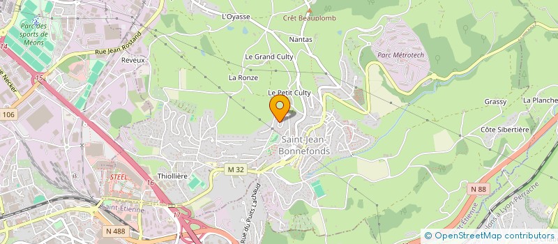 localisation de l'entreprise MADAME SOPHIE ROSTAGNAT  LA FOUILLOUSE