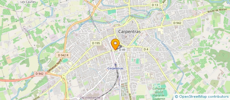 localisation de l'entreprise MADAME SOPHIE ROSTAING  SARRIANS