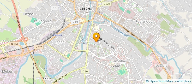 localisation de l'entreprise MADAME SOPHIE ROTIER à CASTRES