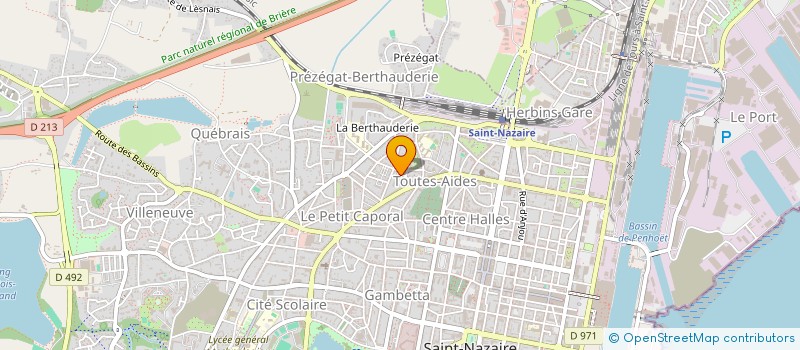 localisation de l'entreprise MADAME SOPHIE ROUAUD à SAINT-NAZAIRE