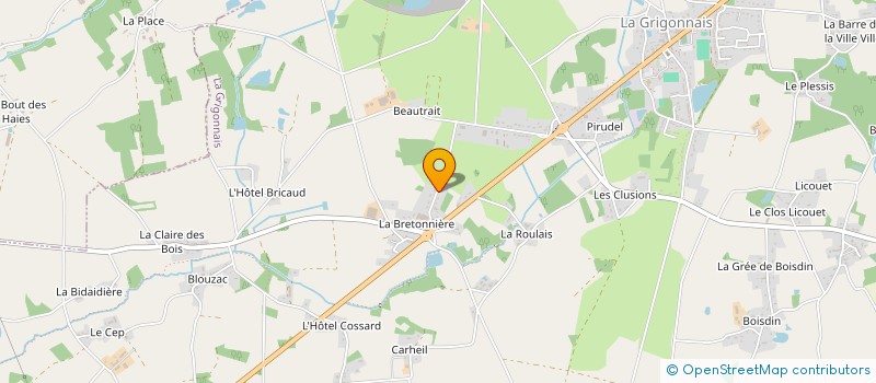 localisation de l'entreprise MADAME SOPHIE ROUAUD  LA GRIGONNAIS