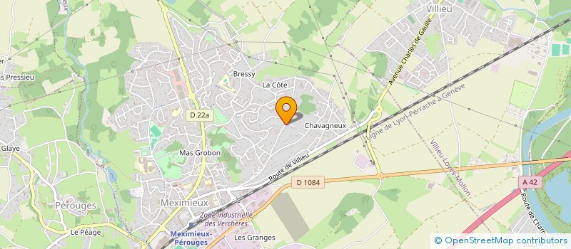 localisation de l'entreprise MADAME SOPHIE ROUCHON à MEXIMIEUX