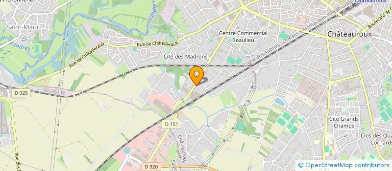 localisation de l'entreprise MADAME SOPHIE ROUILLON à CHATEAUROUX