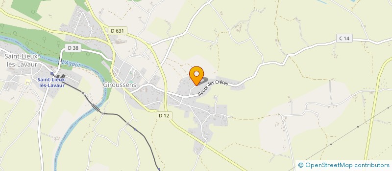 localisation de l'entreprise MADAME SOPHIE ROUMAGNAC  GIROUSSENS