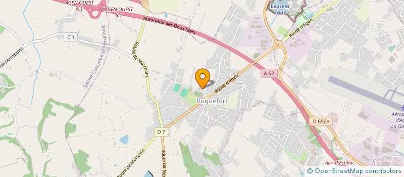 localisation de l'entreprise MADAME SOPHIE ROUQUET  AUBIAC