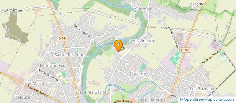 localisation de l'entreprise MADAME SOPHIE ROUSSEAU  NIORT