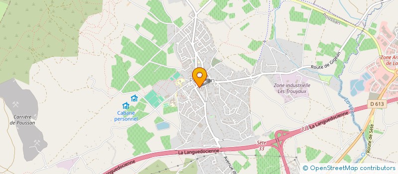 localisation de l'entreprise MADAME SOPHIE ROUSSEL  POUSSAN