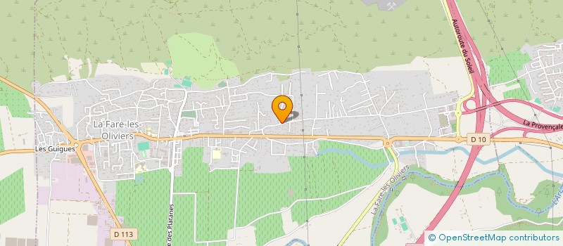 localisation de l'entreprise MADAME SOPHIE ROUSSELIN  LA FARE-LES-OLIVIERS