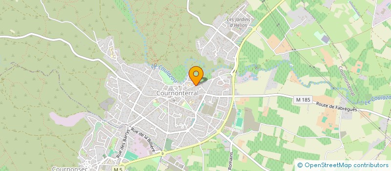 localisation de l'entreprise MADAME SOPHIE ROUSSELLE  COURNONTERRAL