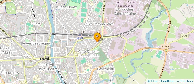localisation de l'entreprise MADAME SOPHIE ROUSSIN à LAVAL