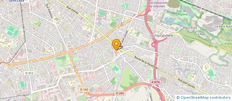 localisation de l'entreprise MADAME SOPHIE ROUVIER  ANGERS