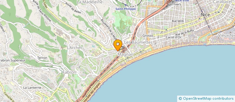 localisation de l'entreprise MADAME SOPHIE ROUX à NICE