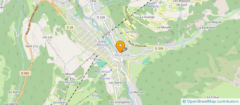 localisation de l'entreprise MADAME SOPHIE ROWE à MORZINE