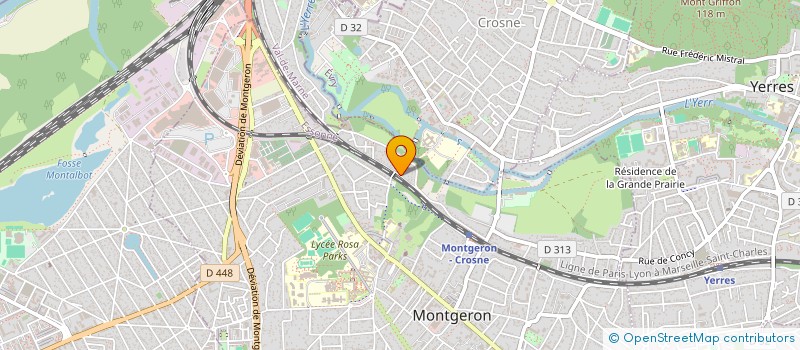 localisation de l'entreprise MADAME SOPHIE ROY  MONTGERON