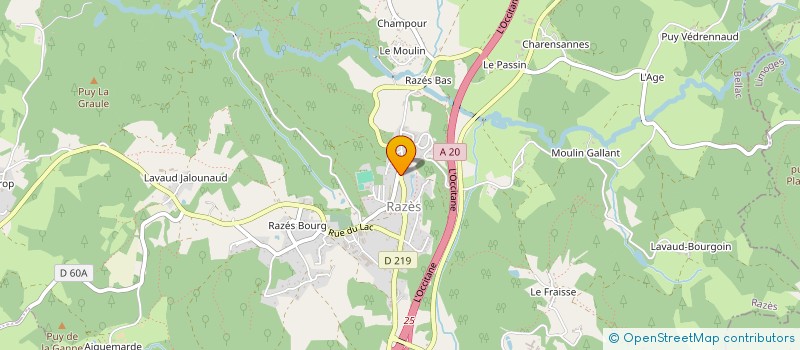 localisation de l'entreprise MADAME SOPHIE ROY à RAZES