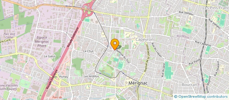 localisation de l'entreprise MADAME SOPHIE ROZERAY  MERIGNAC