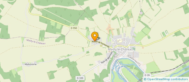 localisation de l'entreprise MADAME SOPHIE RUELA DA SILVA  MAILLY-LE-CHATEAU