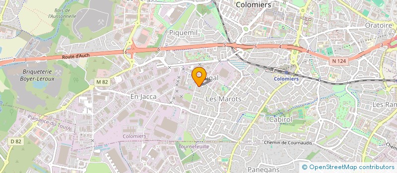 localisation de l'entreprise MADAME SOPHIE SABADIE à COLOMIERS