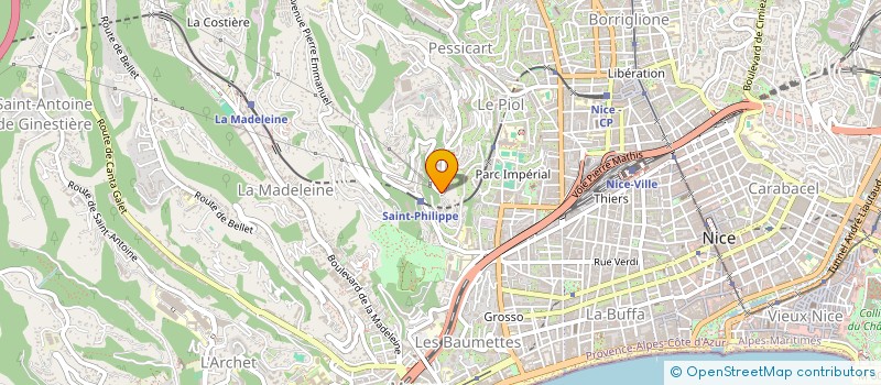 localisation de l'entreprise MADAME SOPHIE SABOUREAU à NICE