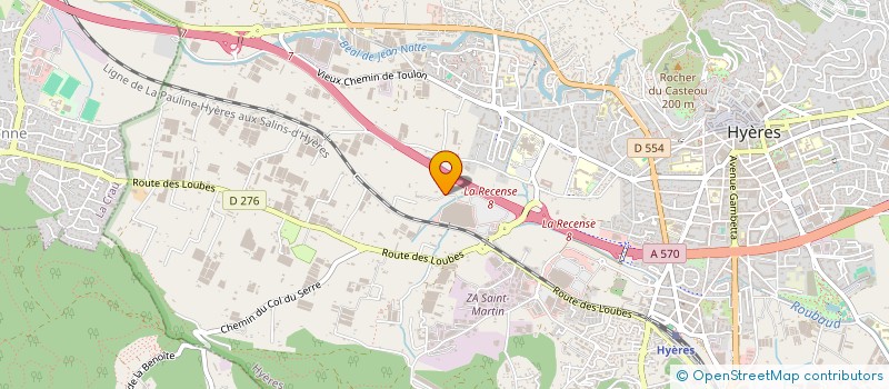 localisation de l'entreprise MADAME SOPHIE SACKSTEDER à HYERES