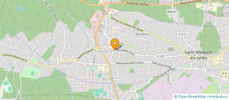 localisation de l'entreprise MADAME SOPHIE SADOT  SAINT-MEDARD-EN-JALLES