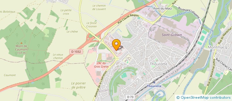 localisation de l'entreprise MADAME SOPHIE SAINJAL à THOUROTTE