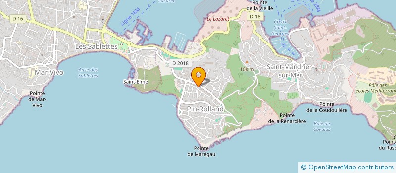 localisation de l'entreprise MADAME SOPHIE SALEILLES  SAINT-MANDRIER-SUR-MER