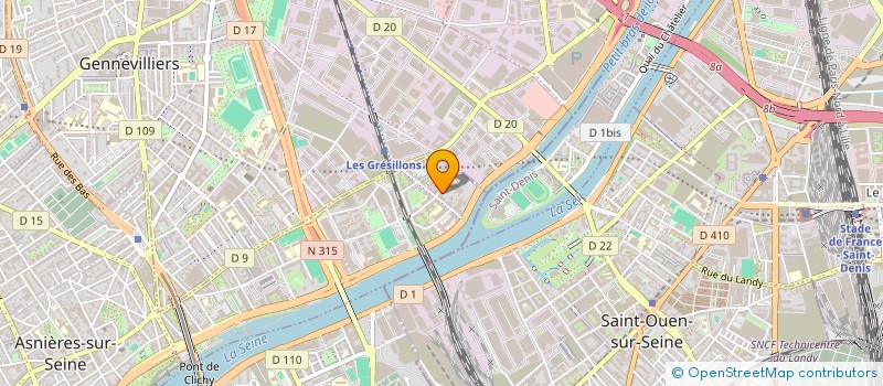 localisation de l'entreprise MADAME SOPHIE SALNAVE  ASNIERES-SUR-SEINE