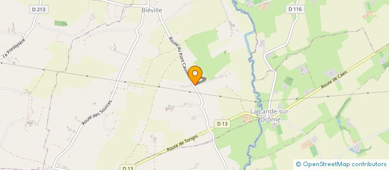 localisation de l'entreprise MADAME SOPHIE SALVADOR  BIEVILLE