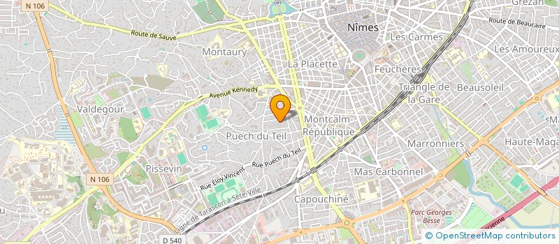 localisation de l'entreprise MADAME SOPHIE SALVATORI  NIMES