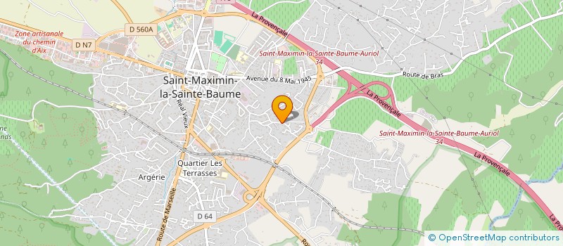 localisation de l'entreprise MADAME SOPHIE SAMAT à SAINT-MAXIMIN-LA-SAINTE-BAUME