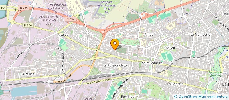 localisation de l'entreprise MADAME SOPHIE SAMZUN  LA ROCHELLE