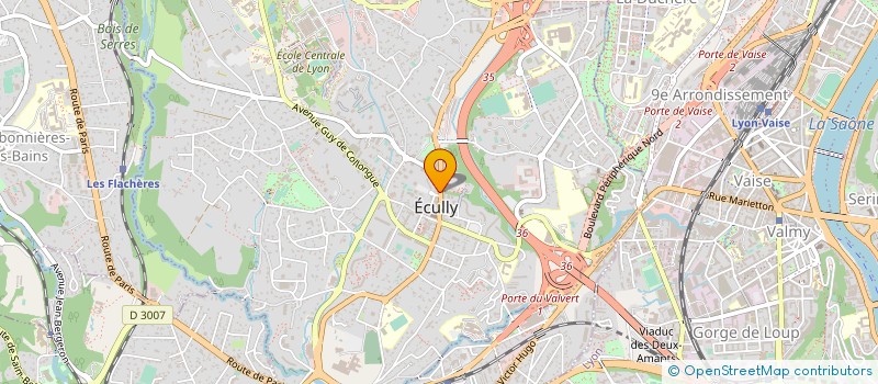 localisation de l'entreprise MADAME SOPHIE SAN-JOSE  ECULLY