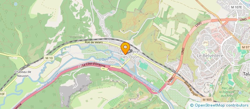 localisation de l'entreprise MADAME SOPHIE SANCHEZ à PLOMBIERES-LES-DIJON