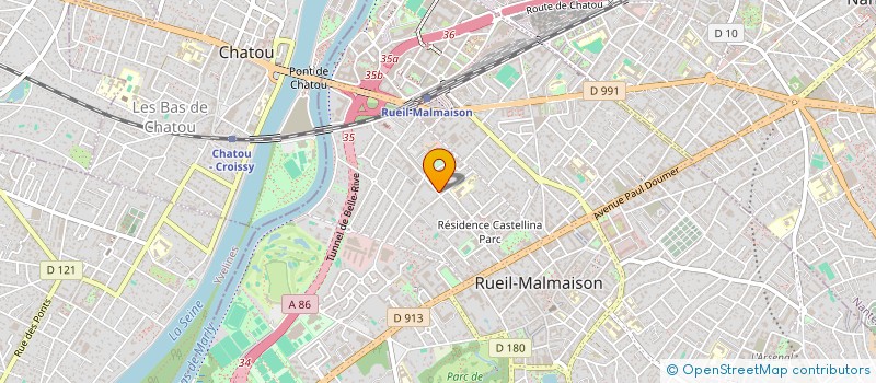 localisation de l'entreprise MADAME SOPHIE SANCHEZ à RUEIL-MALMAISON